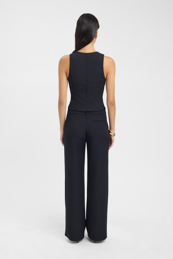 Kookai Ariel Buckle Slider Top Black