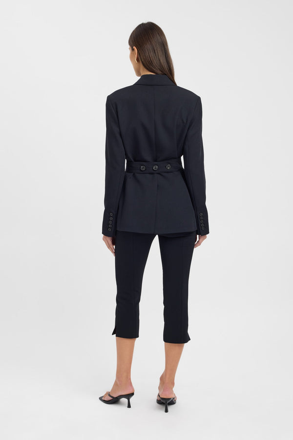 Kookai Ariel Button Blazer Black