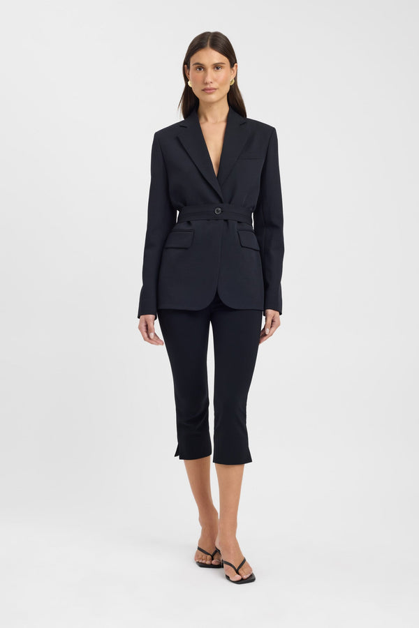 kookai Ariel Button Blazer Black