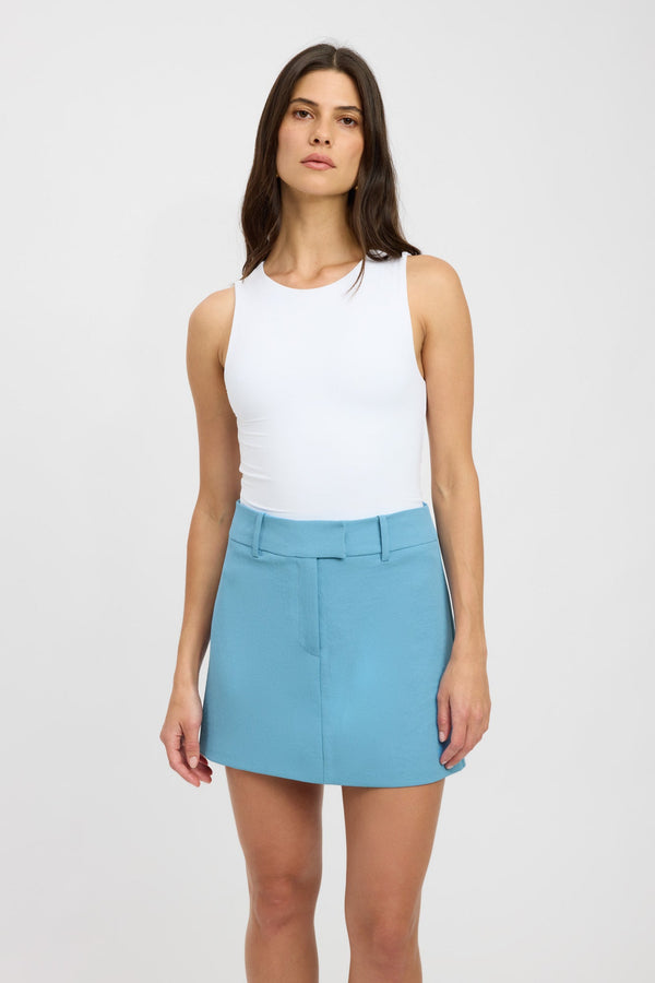Kookai Ariel Core Mini Skirt Blue Lagoon