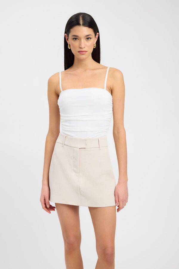 Kookai Ariel Core Mini Skirt Macadamia
