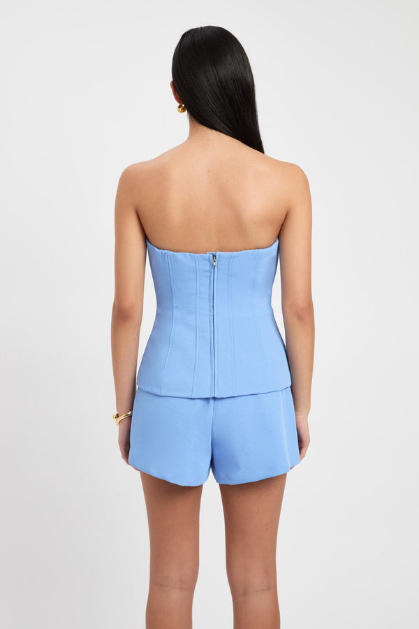 Kookai Ariel Corset Hydrangea Blue