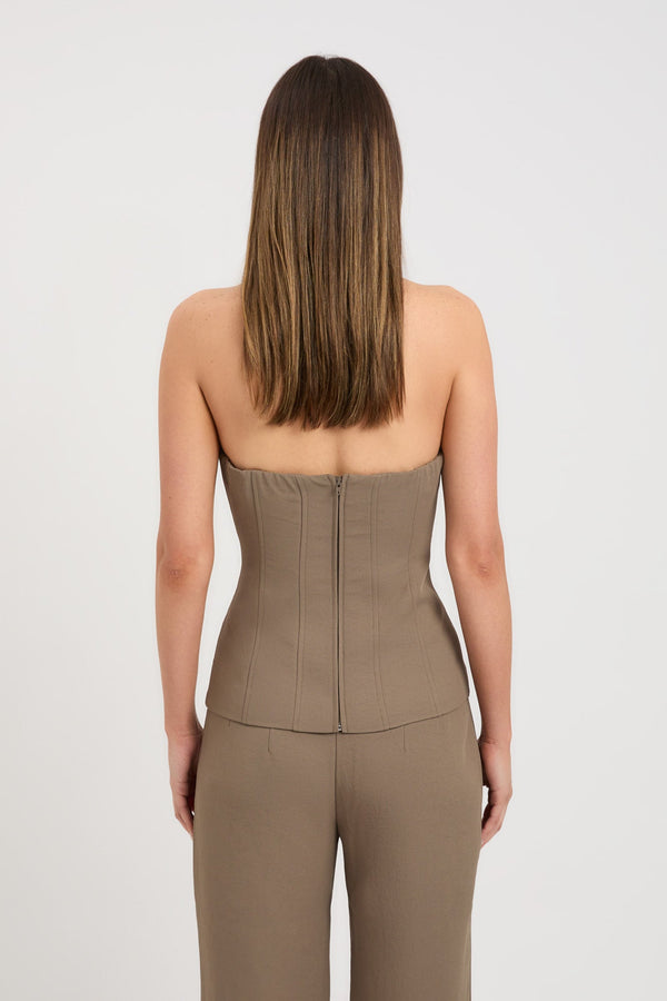 Kookai Ariel Corset Sicilian Olive