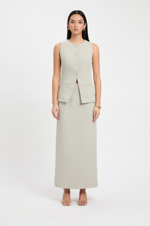 Kookai Ariel Crew Vest Dry Sage