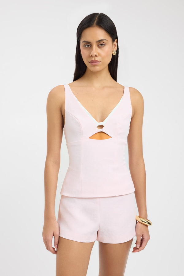 Kookai Ariel Double Bra Top Heavenly Pink