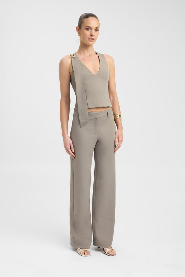 kookai Ariel Low Rise Pant Dried Oregano