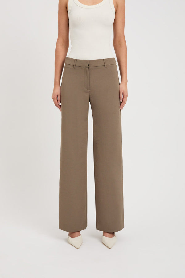 Kookai Ariel Low Rise Pant Sicilian Olive