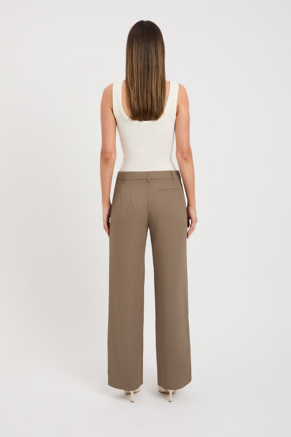 Kookai Ariel Low Rise Pant Sicilian Olive