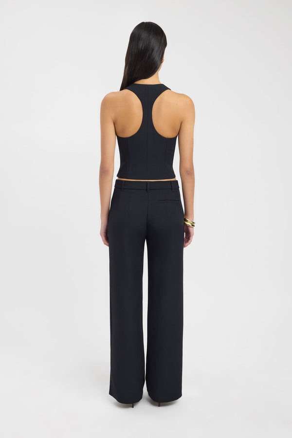 Kookai Ariel Racer Back Top Black