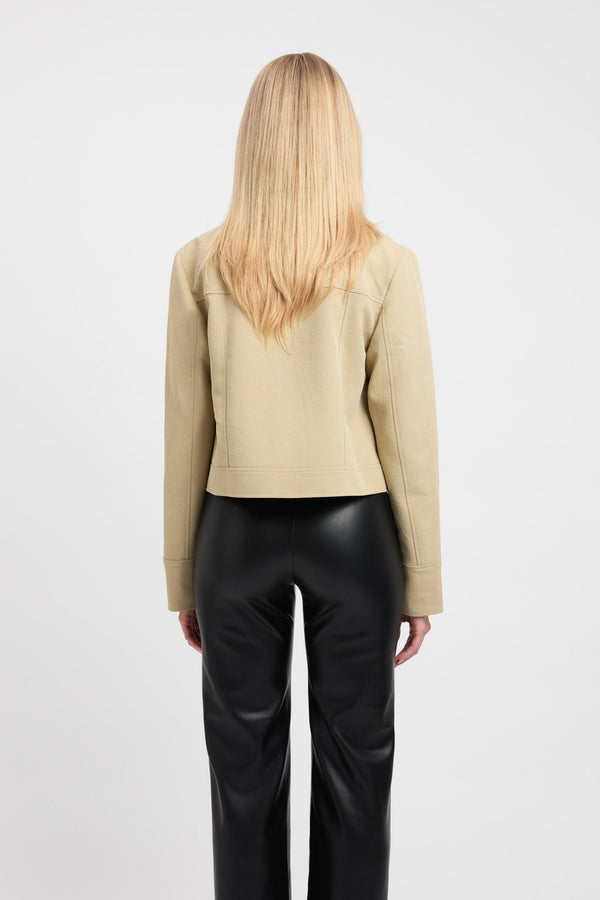 Kookai Ariel Staple Jacket Green Tea