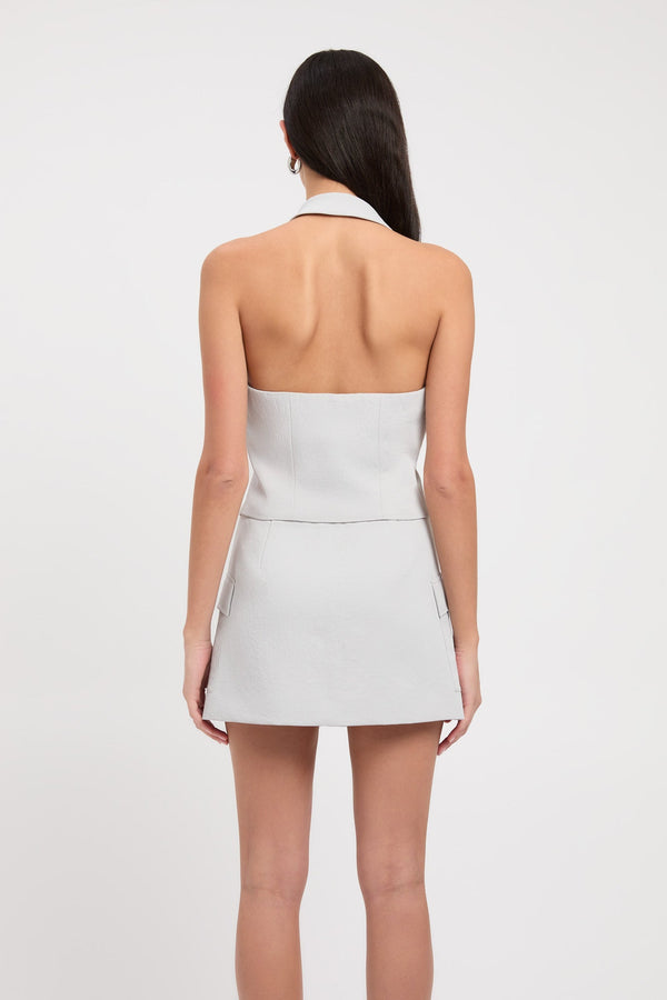 Kookai Ariel Staple Vest Soft Grey