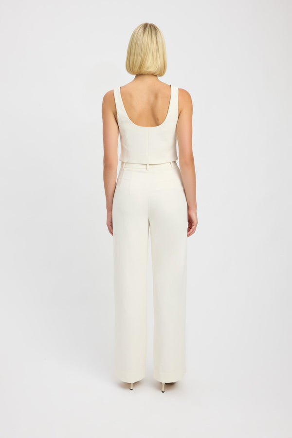 Kookai Ariel Straight Leg Pant Whipped Cream