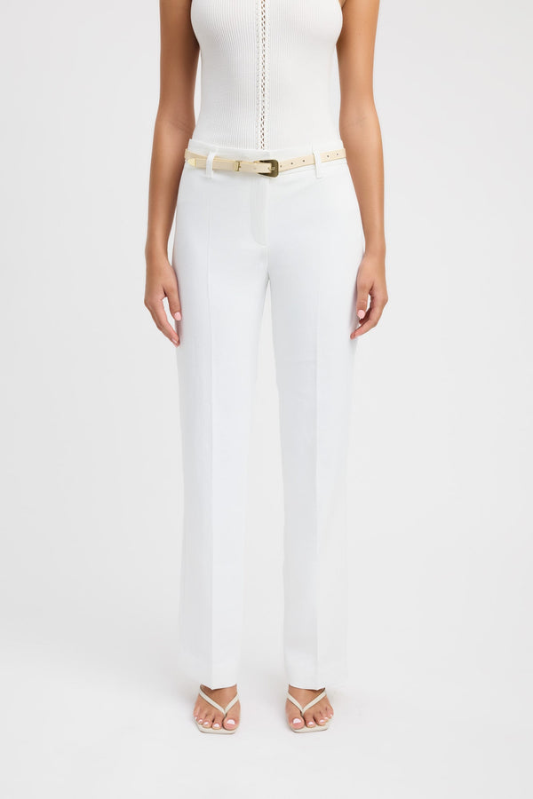 Kookai Ariel Suit Pant Natural White