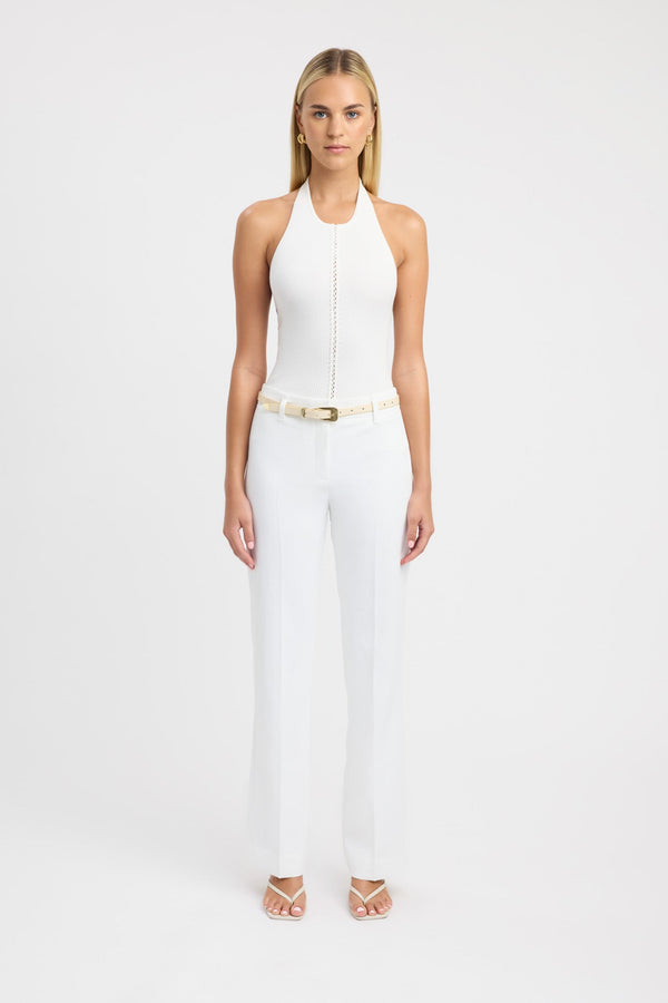 kookai Ariel Suit Pant Natural White