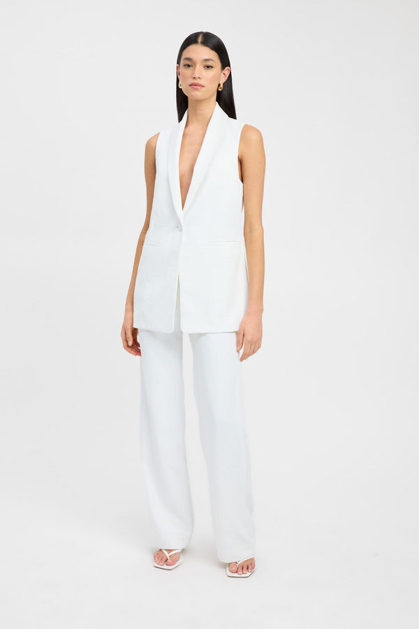 kookai Ariel Suit Top Natural White