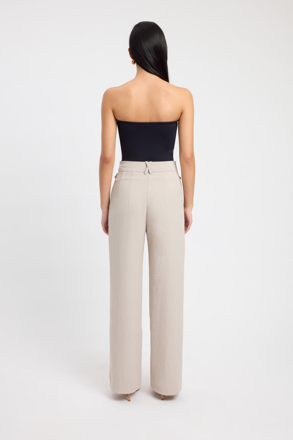 Kookai Ariel Tab Pant Burnt Butter