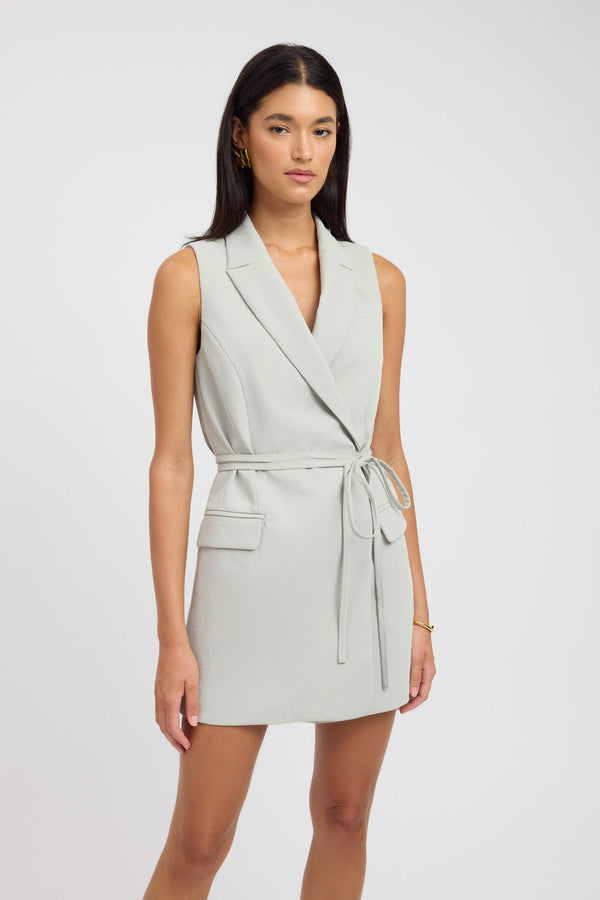 Kookai Ariel Vest Mini Dress Alfalfa