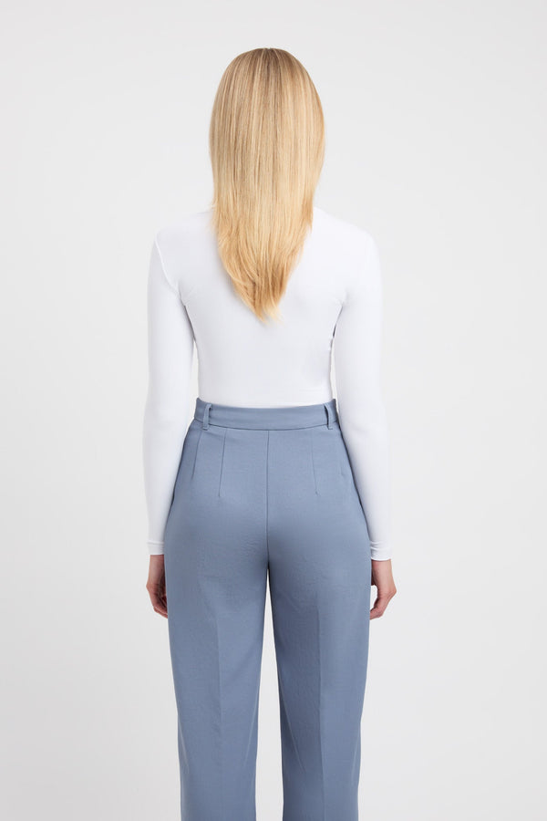 Kookai Asha Long Sleeve Top White