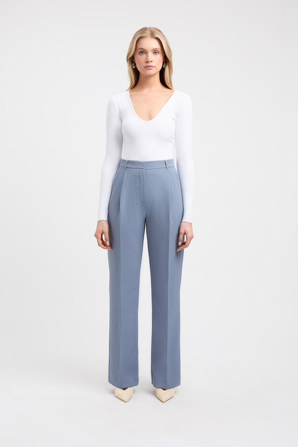 kookai Asha Long Sleeve Top White