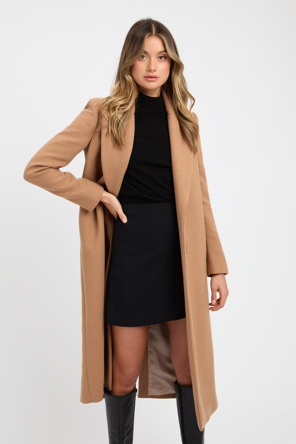 Kookai Aspen Coat Camel