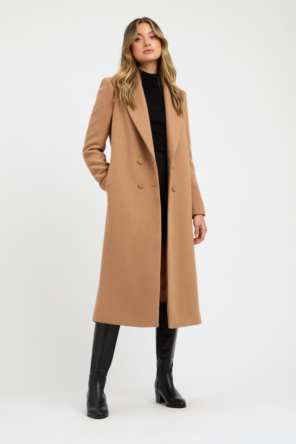 kookai Aspen Coat Camel
