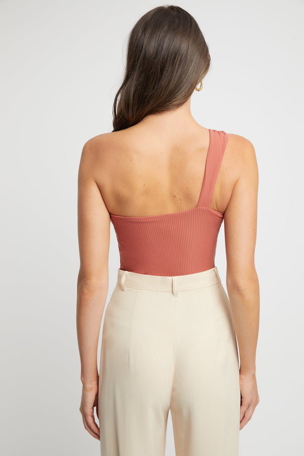 Kookai Aster Bodysuit Burnt Ochre
