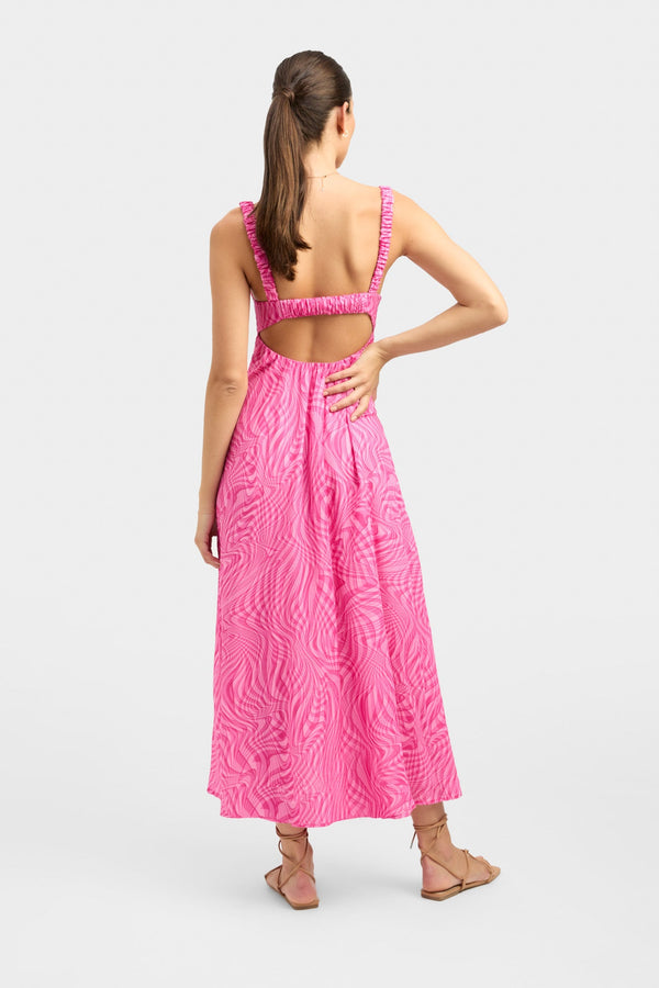 Kookai Athena Strap Dress Pink