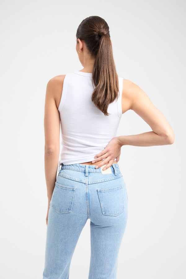 Kookai Bailey Icon Scoop Tank White