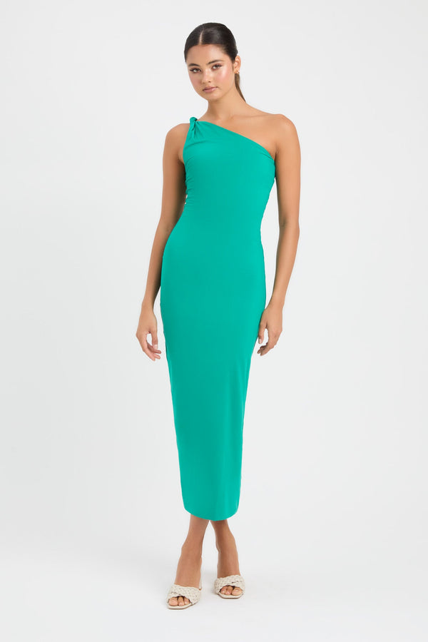 kookai Bambi Midi Dress Dans Green