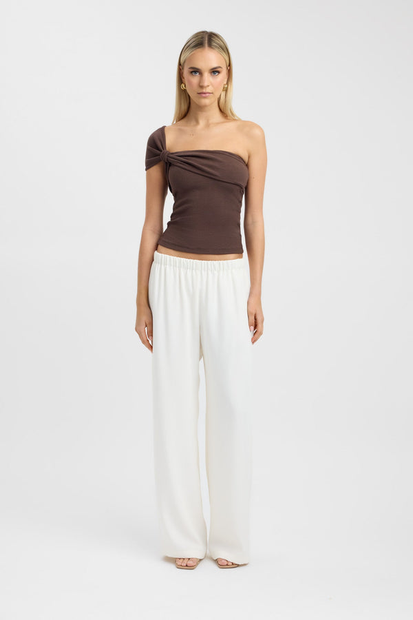 kookai Barker Tank Dark Chocolate