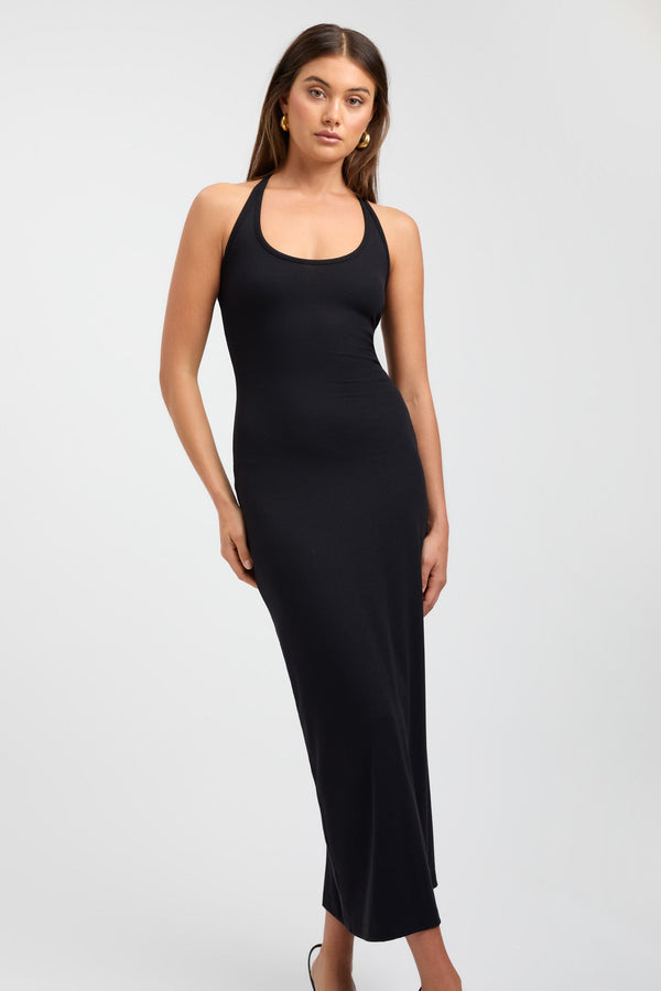 Kookai Bay Halter Dress Black