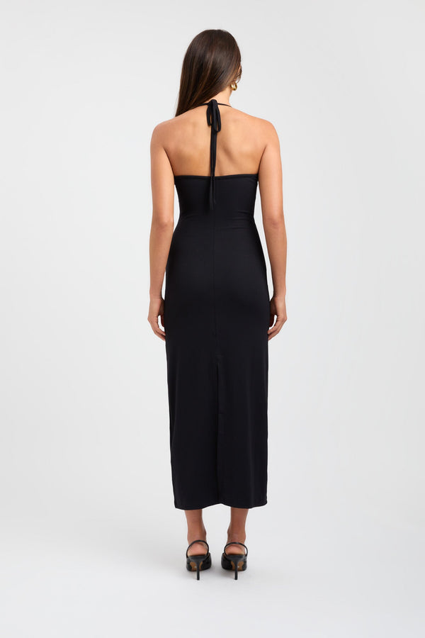 Kookai Bay Halter Dress Black