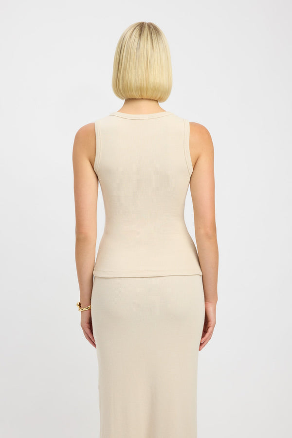 Kookai Bec Button Tank Shell