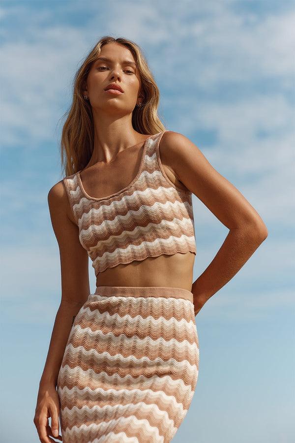 Kookai Beckett Bralette Biscuit