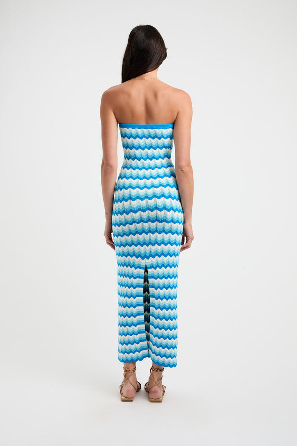 Kookai Beckett Midi Dress Blue
