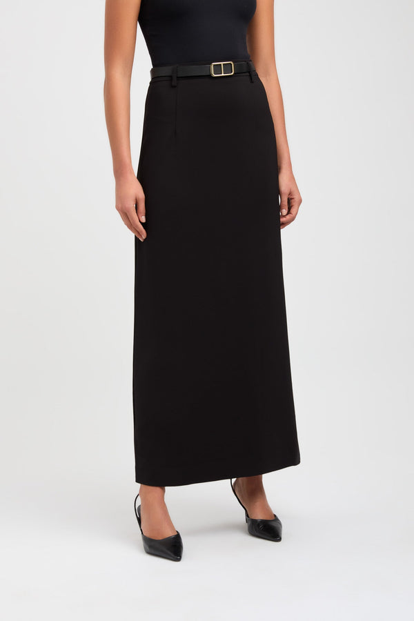 Kookai Becky Core Midi Skirt Black