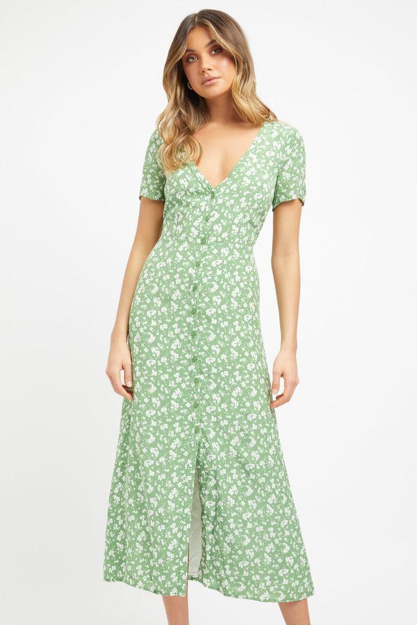 Kookai Becky Short Sleeve Shirt Dress Multi