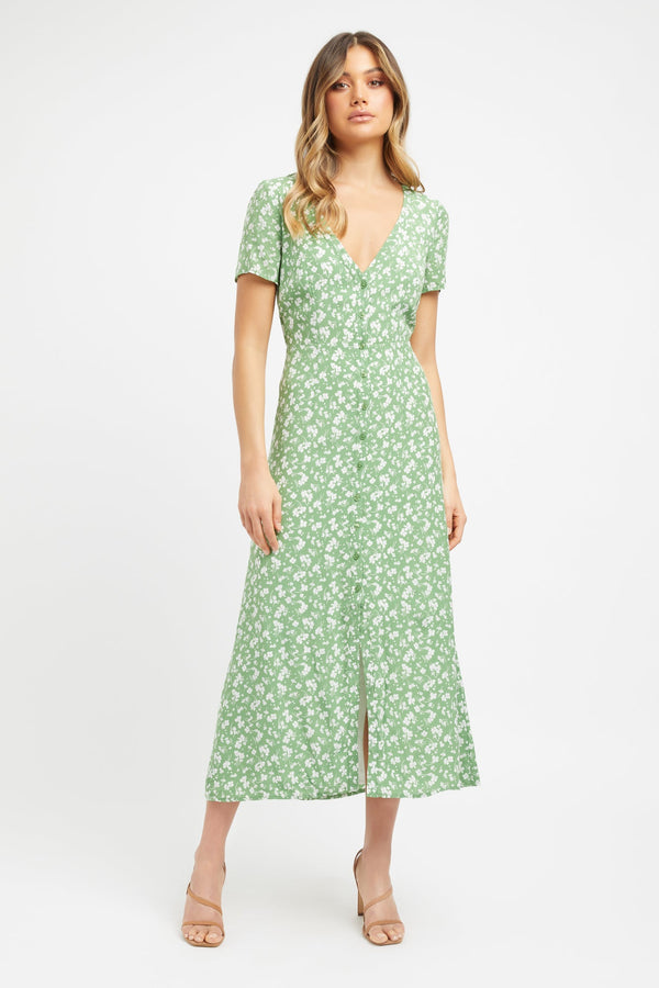 kookai Becky Short Sleeve Shirt Dress Multi