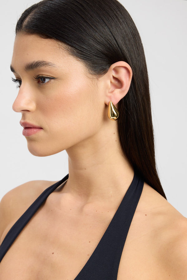 Kookai Bella Tear Drop Earring Gold