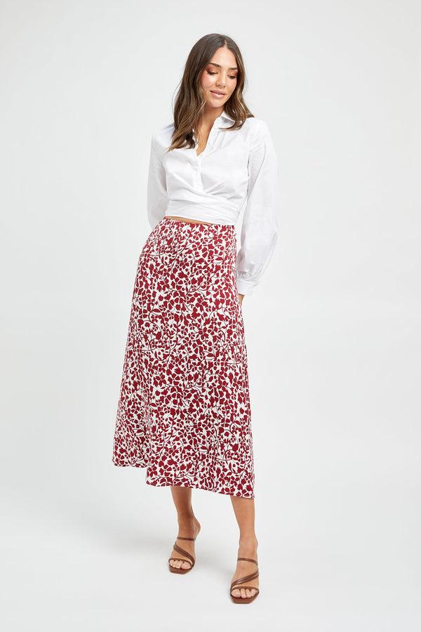 kookai Bellaire Midi Skirt Multi