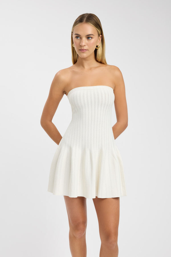 Kookai Belle Mini Dress Coconut Milk