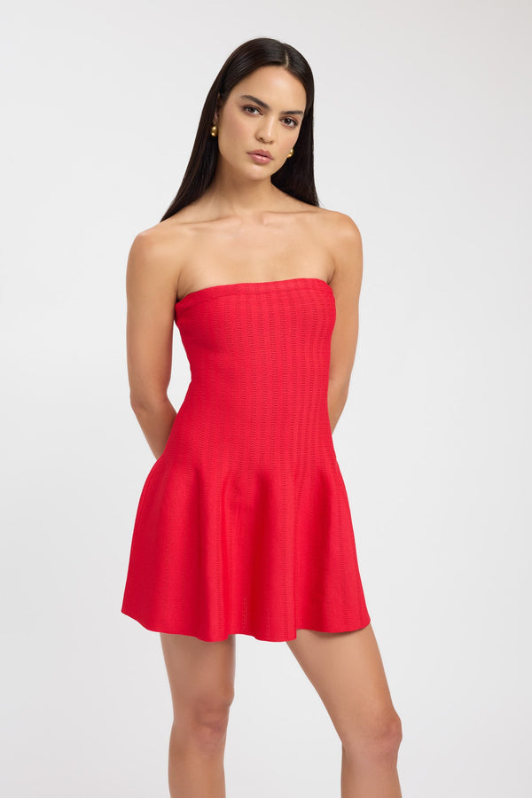 Kookai Belle Mini Dress Red