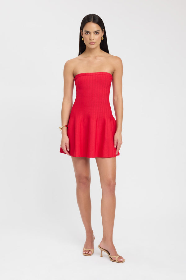 kookai Belle Mini Dress Red