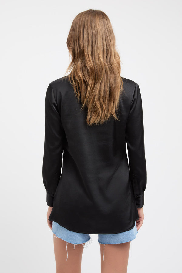 Kookai Belle Slim Shirt Black