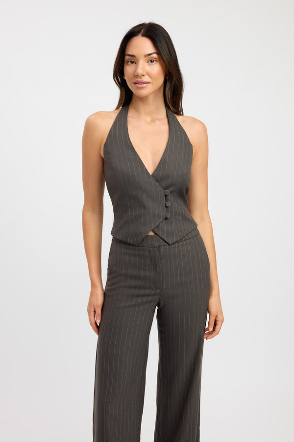 Kookai Bergen Halter Vest Eclair