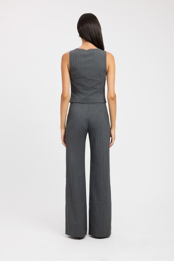 Kookai Bergen Wide Leg Pant Charcoal