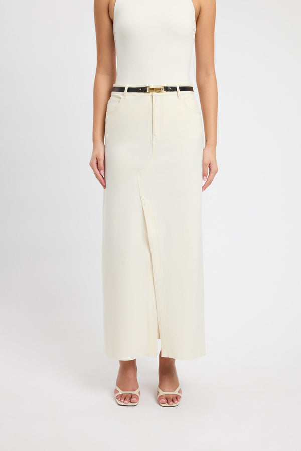 Kookai Berlin Maxi Skirt Coconut Milk