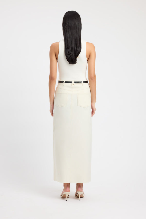 Kookai Berlin Maxi Skirt Coconut Milk