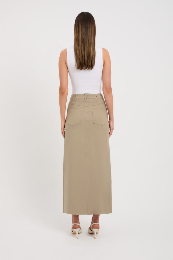 Kookai Berlin Maxi Skirt Cool Brindle