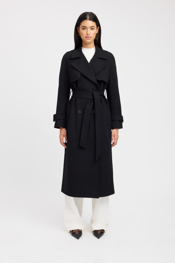 Kookai Berlin Trench Black